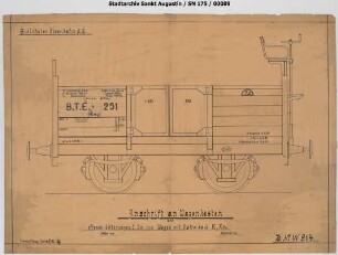 offener Güterwagen Om 251 7,5t, Baujahr unbekannt