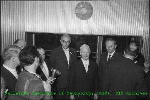 Besuch von Dr. Karl Heinrich Lübke (Bundespräsident der Bundesrepublik Deutschland (BRD)) am Kernforschungszentrum Karlsruhe (KfK)