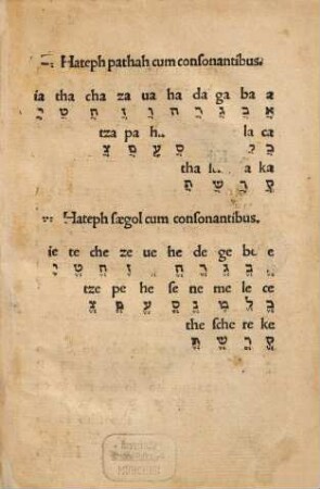 Sēfer had-diqdûq = Grammatica Hebraica Absolutissima, Eliae Levitae Germani