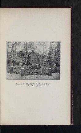 Denkmal des Claudius im Wandsbecker Gehölz.
