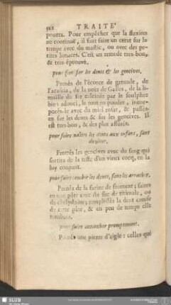 pour faire naître les dents aux enfans, sans douleur