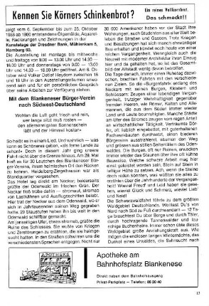 Mit dem Blankeneser Bürger-Verein nach Südwest-Deutschland