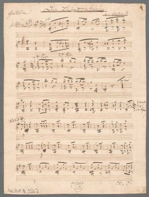 Die Liebeserklärung, arrangiert, Gitarre. - BSB Mus.Schott.Ha 5526-2