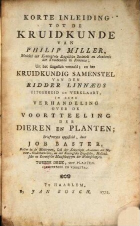 Korte Inleiding tot de Kruitkunde