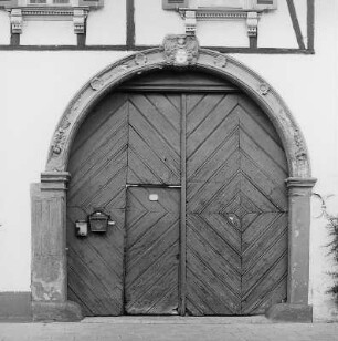 Ehem. Amtshaus der Schenken von Erbach (Mischbau); Pfungstadt, Borngasse 18