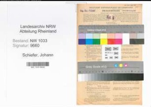 Entnazifizierung Johann Schiefer , geb. 28.09.1891 (Lichtpauser)