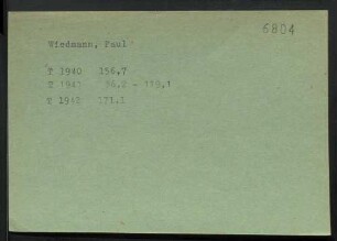 Wiedmann, Paul
