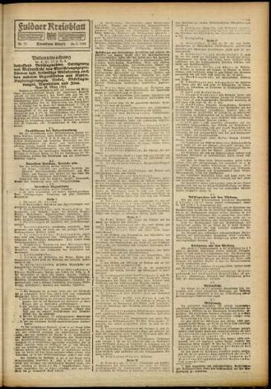 Zweite Ausgabe vom Dienstag, den 26. März 1918.