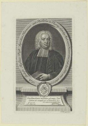 Bildnis des Johannes Godofredus Mylius