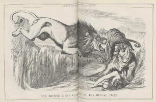 The British lions's vengeance on the Bengal tiger