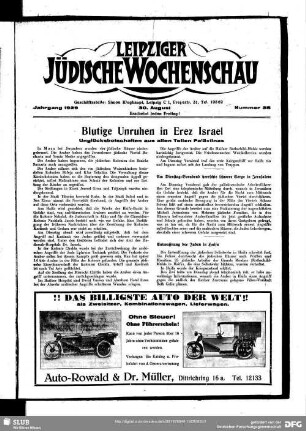 Leipziger jüdische Wochenschau