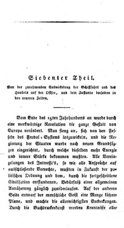 Siebenter Theil