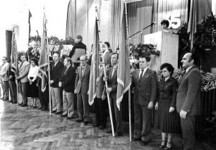 Schweizergarten. Festveranstaltung zum 35. Jahrestag der Gründung der DDR