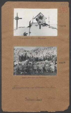 Österreichische Feldmesse in den Dolomiten