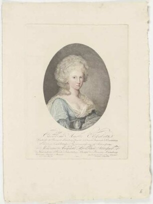 Bildnis der Caroline Amélie Elisabeth de Bronsvic Luneburg
