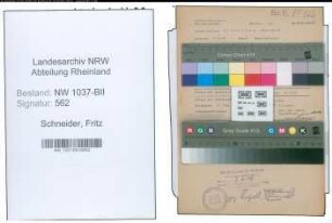 Entnazifizierung Fritz Schneider , geb. 12.09.1901 (Lehrer)