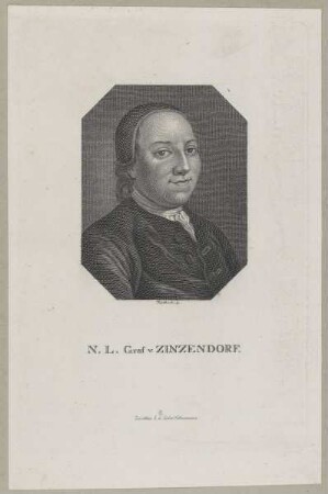Bildnis des N. L. von Zinzendorf