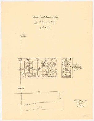 Kunstakademie, Kassel: Balkongitter