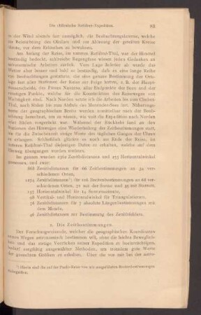 2. Die Zeitbestimmungen.