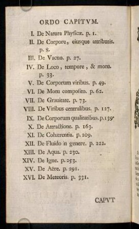 5v, Ordo Capitum
