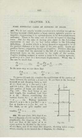 Cap. XX - XXX. More Difficult Cases of Bending of Beams. Bending and Crushing. Metal Arches. Force of a Blow.