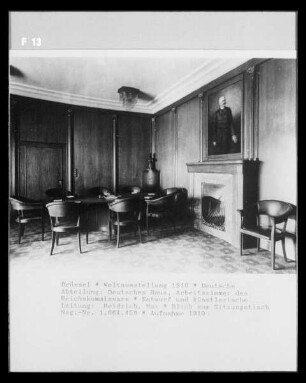 Arbeitszimmer des Reichskommissars