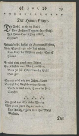 Der Hüner-Geyer