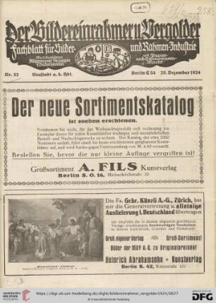 Nr. 52 (23. Dezember 1924)
