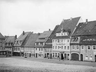 Stolpen, Marktplatz : Blick auf den Marktplatz von Stolpen