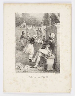 A dada sur mon Bidet, aus: Album pour 1825"