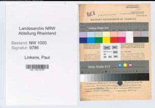 Entnazifizierung Paul Linkens, geb. 31.08.1902 (Pfoertner)