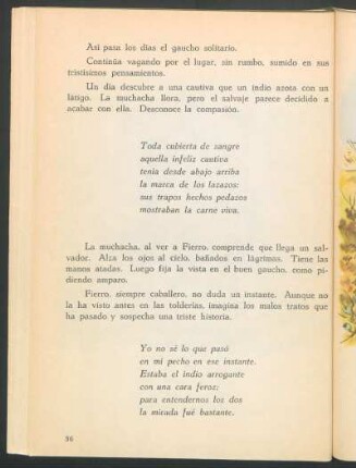 [Martín Fierro defiende a una cautiva]