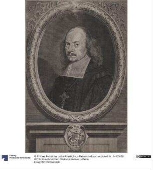 Porträt des Lothar Friedrich von Metternich-Burscheid