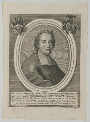 Bildnis des Franciscus Antonius Finy