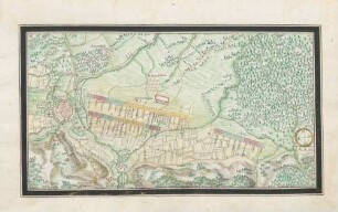 Truppenstellung der Reichsarmee bei Durlach und Görtzingen.