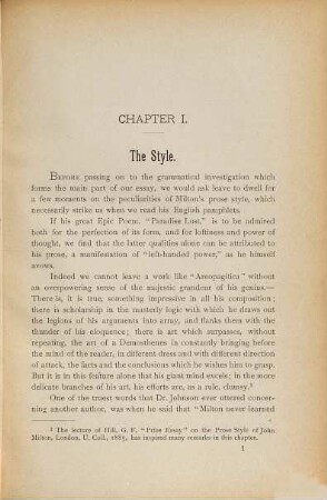 An essay on the prose of John Milton