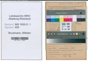 Entnazifizierung Wilhelm Bruckmann , geb. 28.07.1888 (Gaertner)