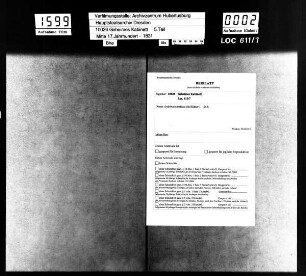 Archiv der königlichen Gesandtschaft zu Paris, Bd. 9b