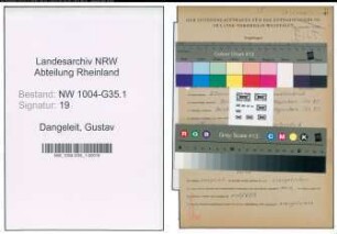 Entnazifizierung Gustav Dangeleit , geb. 02.12.1897 ()