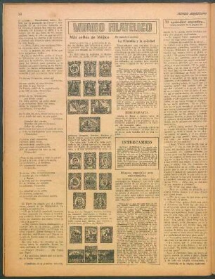La filatelia y la soledad : De nuestro correo