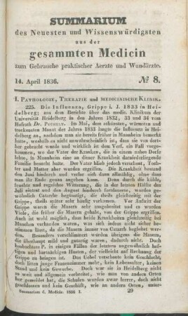 14. April 1836. No 8.