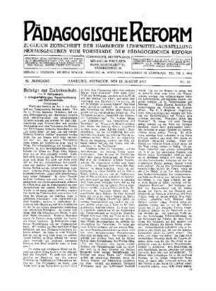Beiträge zur Einheitsschule : (Fortsetzung) ; (Schluß folgt)