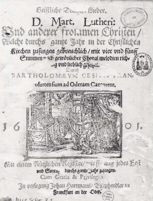 Titelblatt mit Holzschnitt
