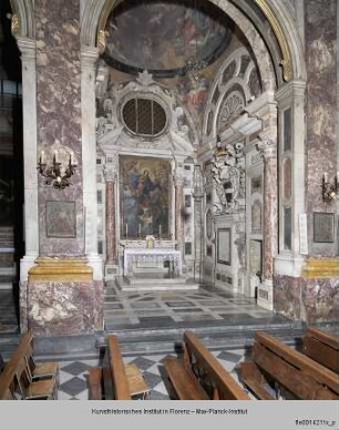Santissima Annunziata, Cappella dei Sette Santi Fondatori, Cappella di Santa Lucia, Florenz