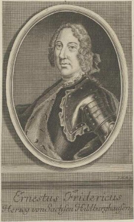 Bildnis des Ernestus Fridericus, Herzog von Sachsen-Hildburghausen