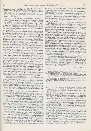 734-735 [Rezension] Rusche, Helga, Der Prophet Amos