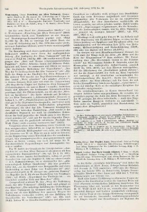 734-735 [Rezension] Rusche, Helga, Der Prophet Amos