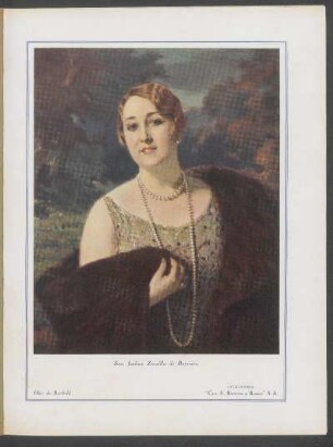 Sra. Isolia Zorrilla de Barreiro, óleo de Barthold