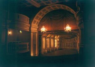 Ekhof-Theater (1681-1683). Bühne. Gotha, Schloss Friedenstein im Westturm