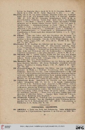 Geographie, Geschichte (Nr. 402-508)